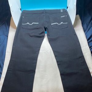 7 For All Mankind Black Jeans